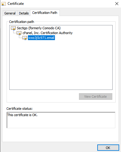 certificate folder on computer