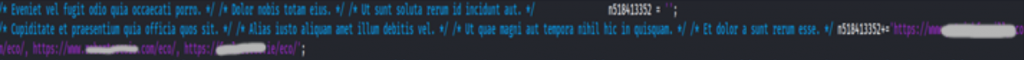 Website code (Source – Perception Point)