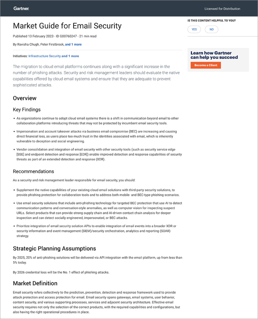 Gartner report 2023
